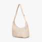 Crossbody Bag Quilted Nylon with Adjustable Shoulder Strap