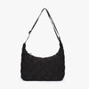 Crossbody Bag Quilted Nylon with Adjustable Shoulder Strap