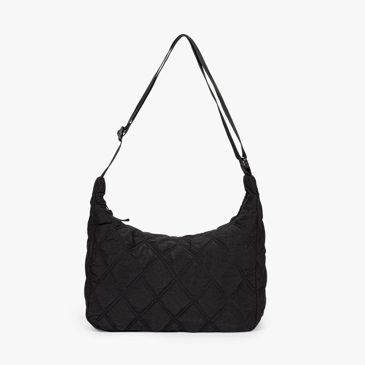 Crossbody Bag Quilted Nylon with Adjustable Shoulder Strap