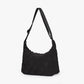 Crossbody Bag Quilted Nylon with Adjustable Shoulder Strap