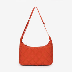 Crossbody Bag Quilted Nylon with Adjustable Shoulder Strap