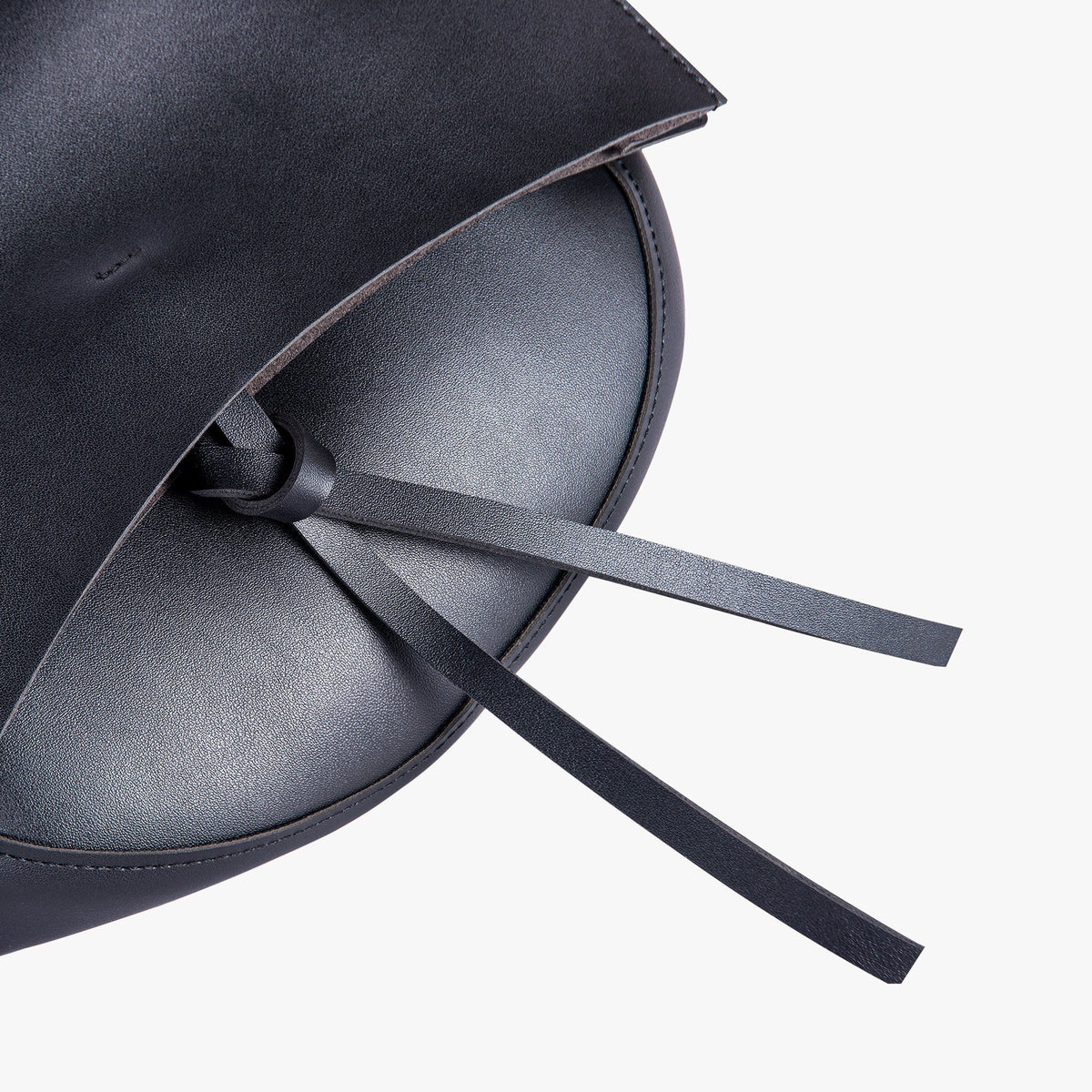 Crossbody Bag Faux Leather with Two Straps, Tassel and Snap Closure