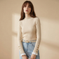 Cotton-Blend Knit Pullover Jumper