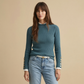 Cotton-Blend Knit Pullover Jumper