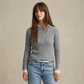 Cotton-Blend Knit Pullover Jumper