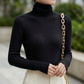 Cashmere-Feel Cloud-Like Roll Neck Jumper
