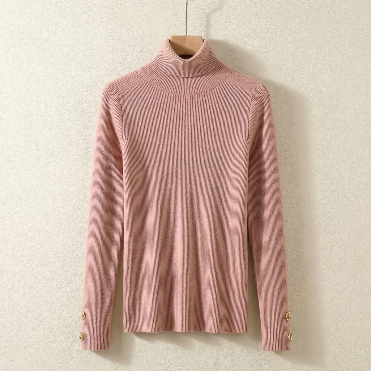 Cashmere-Feel Roll Neck Jumper, Cloud-Like Softness