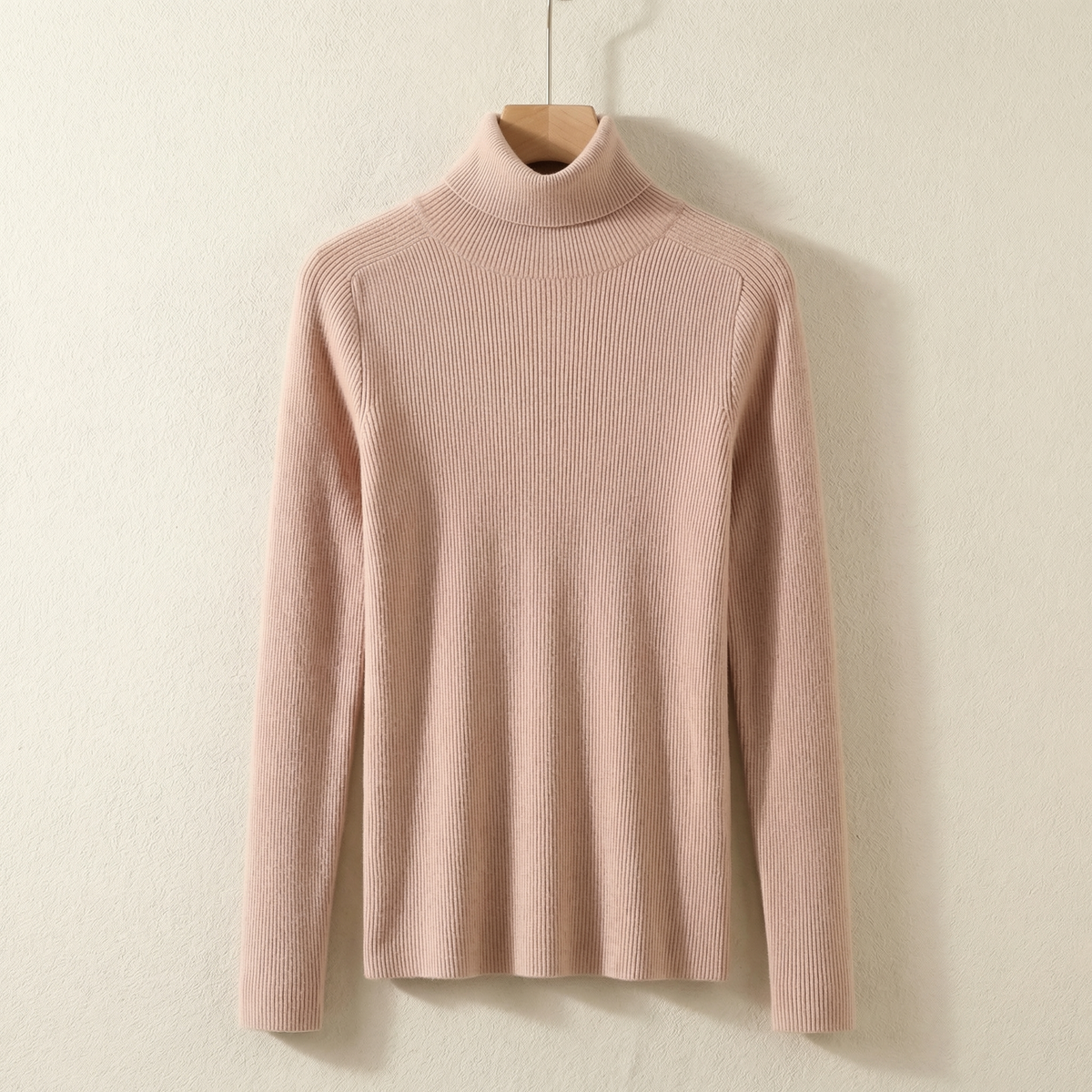 Cashmere-Feel Roll Neck Jumper, Cloud-Like Softness