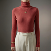 Ultra-Soft Cashmere-Feel Roll Neck Jumper