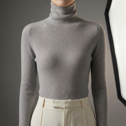 Ultra-Soft Cashmere-Feel Roll Neck Jumper