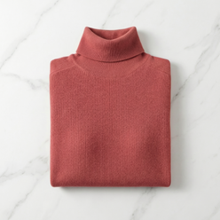 Cashmere-Feel Cloud-Soft Roll Neck Jumper