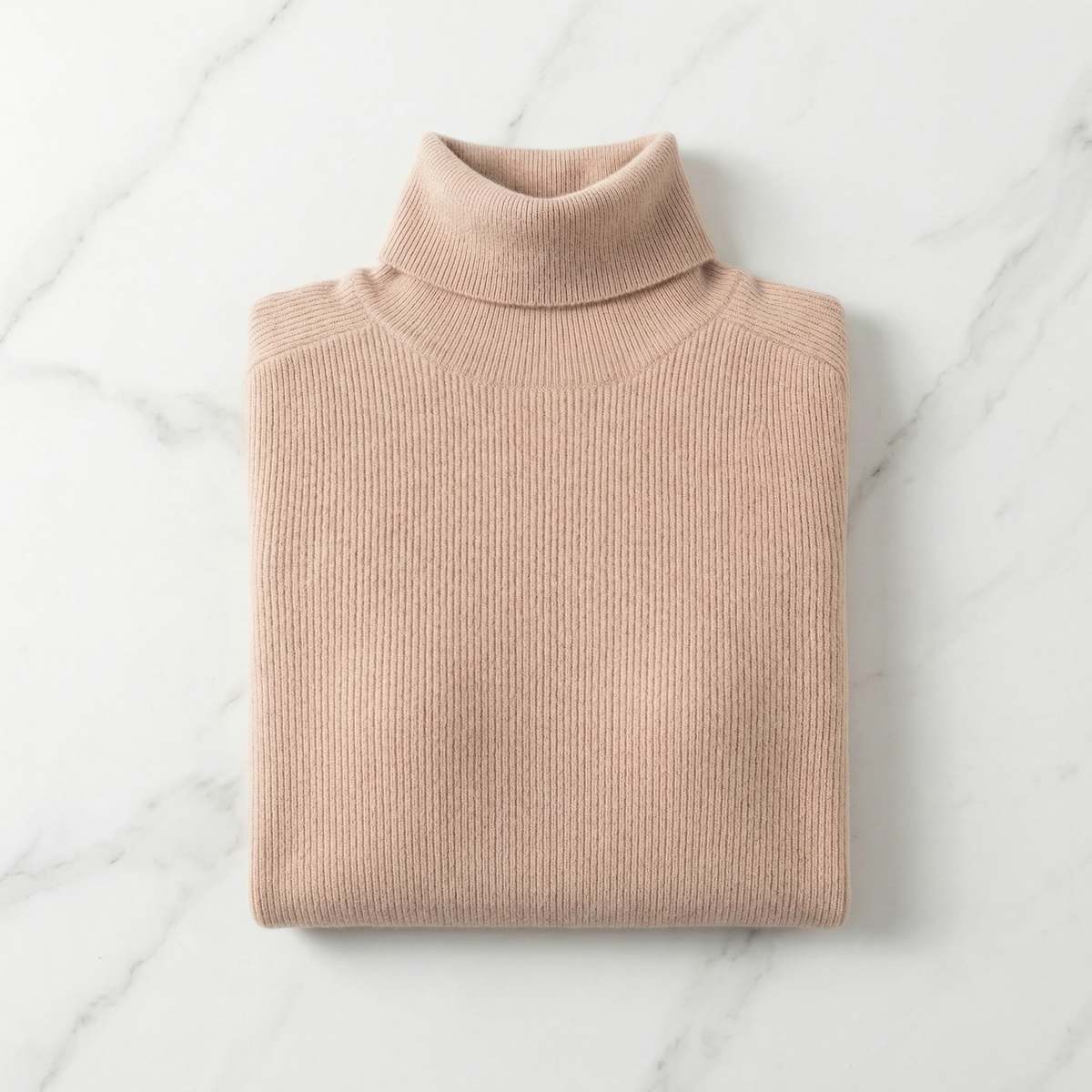Cashmere-Feel Cloud-Soft Roll Neck Jumper