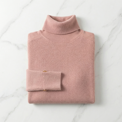 Cashmere-Feel Cloud-Soft Roll Neck Jumper