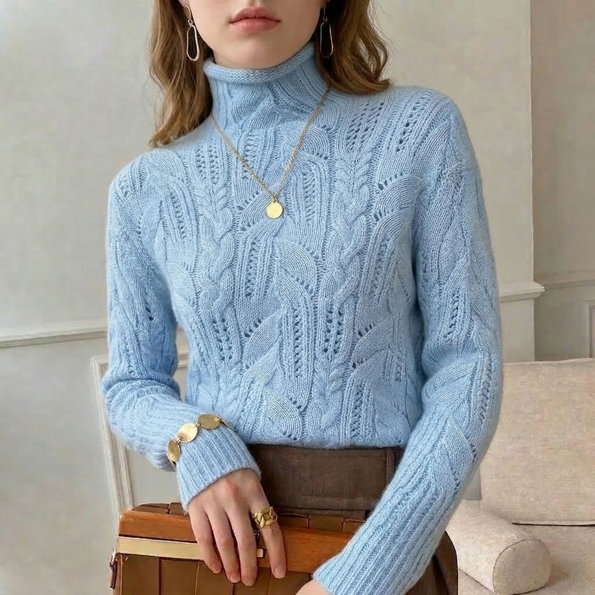 Luxurious Soft Wool Knit Jumper