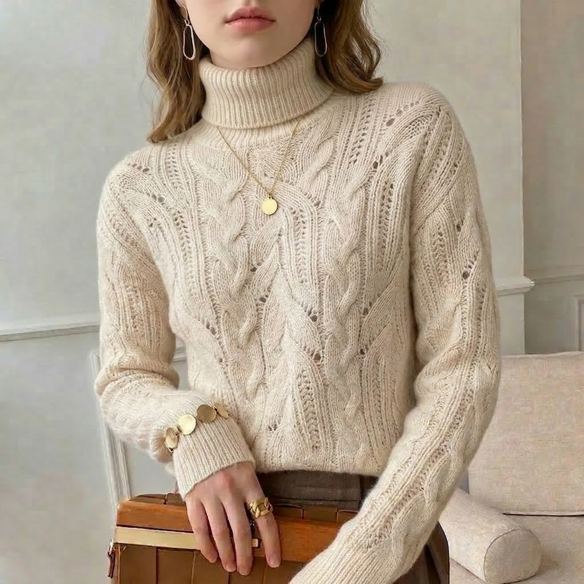 Luxurious Soft Wool Knit Jumper