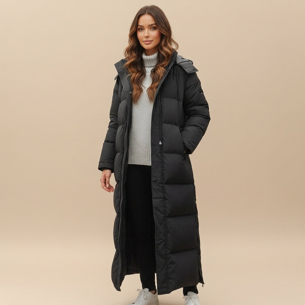Puffer Jacket Down Blend Water-Resistant with Tailored Fit