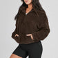 Cashmere-Feel Half-Zip Jumper