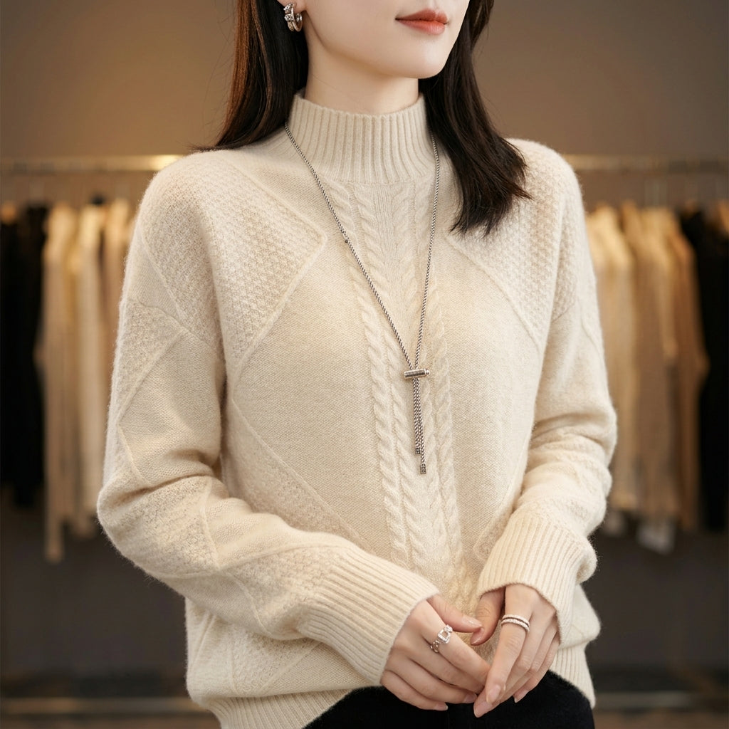 Cashmere-Feel Plush Soft Jumper