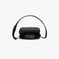 Crescent Bag Faux Leather with Zip and Removable Strap