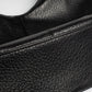 Hobo Bag Faux Leather Textured Grain with Magnetic Snap