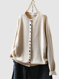 Breathable Knitted Cardigan