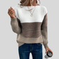 Ombre Colour Block Oversized Jumper