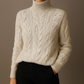 Wool-Blend Roll Neck Jumper with Cashmere-Like Feel