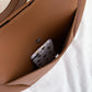 Tote Bag Faux Leather Tapered with Magnetic Closure and Pocket