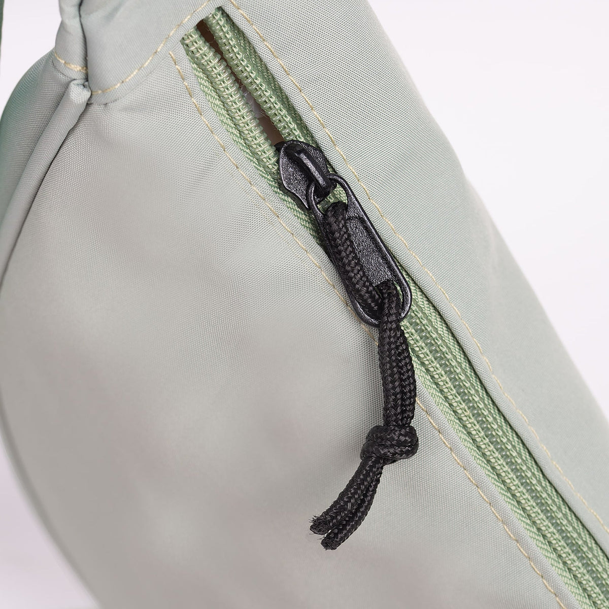 Nylon crossbody bag with zip closure and adjustable strap