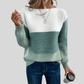 Ombre Colour Block Oversized Jumper