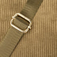 Belt Bag Corduroy with Faux Leather Trim and Removable Strap