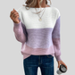 Ombre Colour Block Oversized Jumper