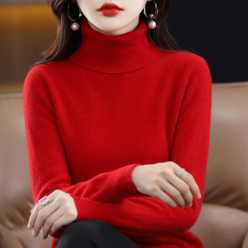 Cashmere-Feel Effortless Roll Neck Jumper