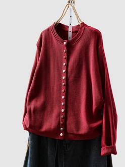 Breathable Knitted Cardigan