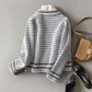 Jacket Wool Blend Houndstooth Cashmere-Feel with Tailored Fit