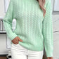 Twist Cable Round Neck Jumper