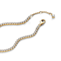 Pandora Sparkling Light Tennis Bracelet - 14k Gold plating