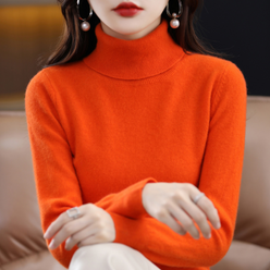 Cashmere-Feel Effortless Roll Neck Jumper