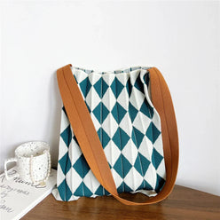 Foldable Tote Bag Durable Polyester for Travel