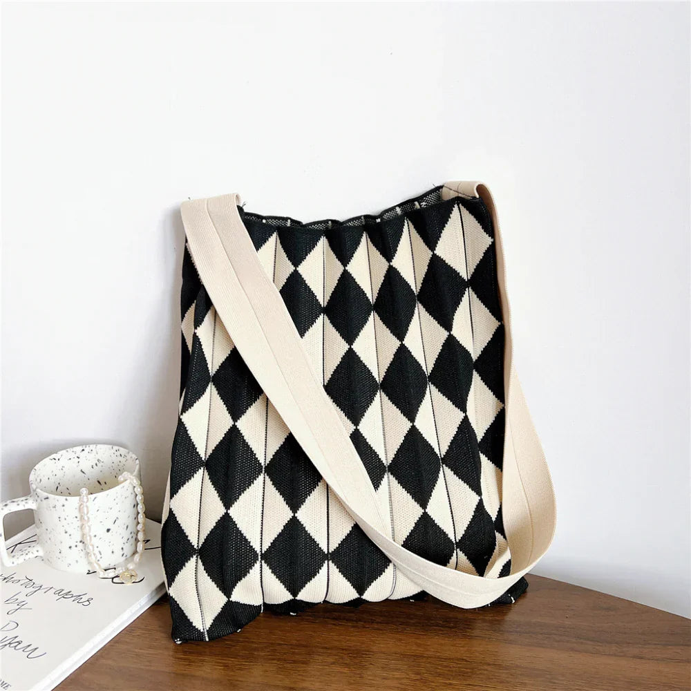 Foldable Tote Bag Durable Polyester for Travel