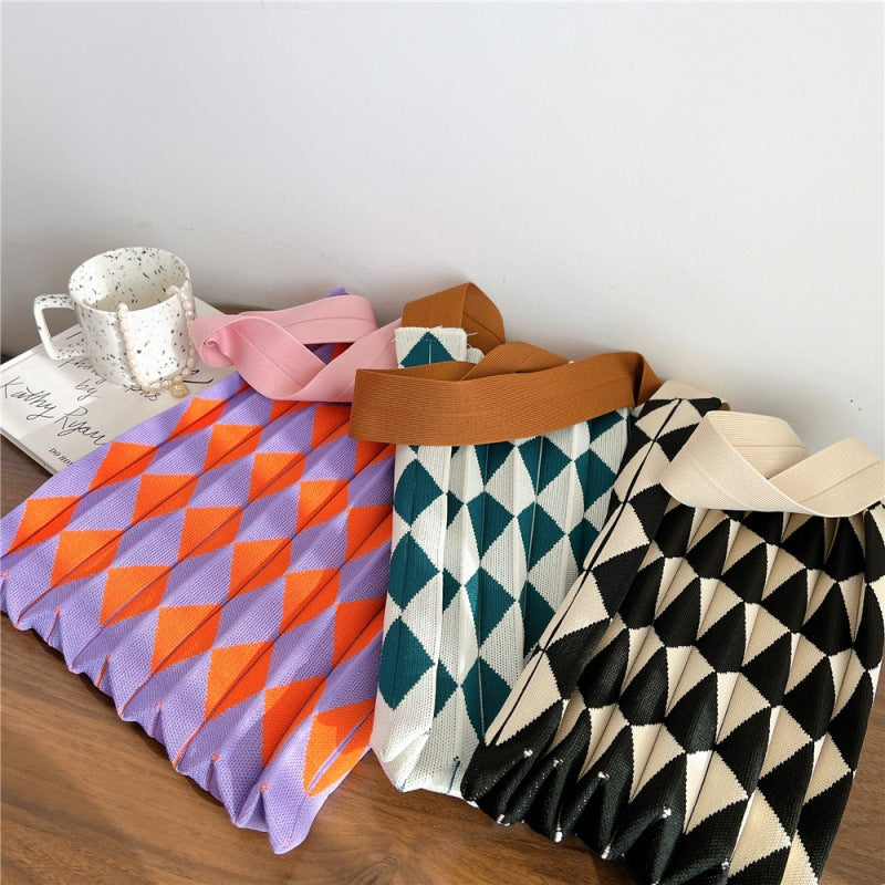 Foldable Tote Bag Durable Polyester for Travel