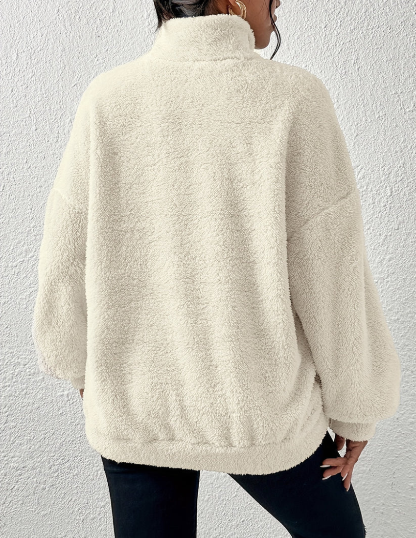 Fluffy Fleece Half-Zip