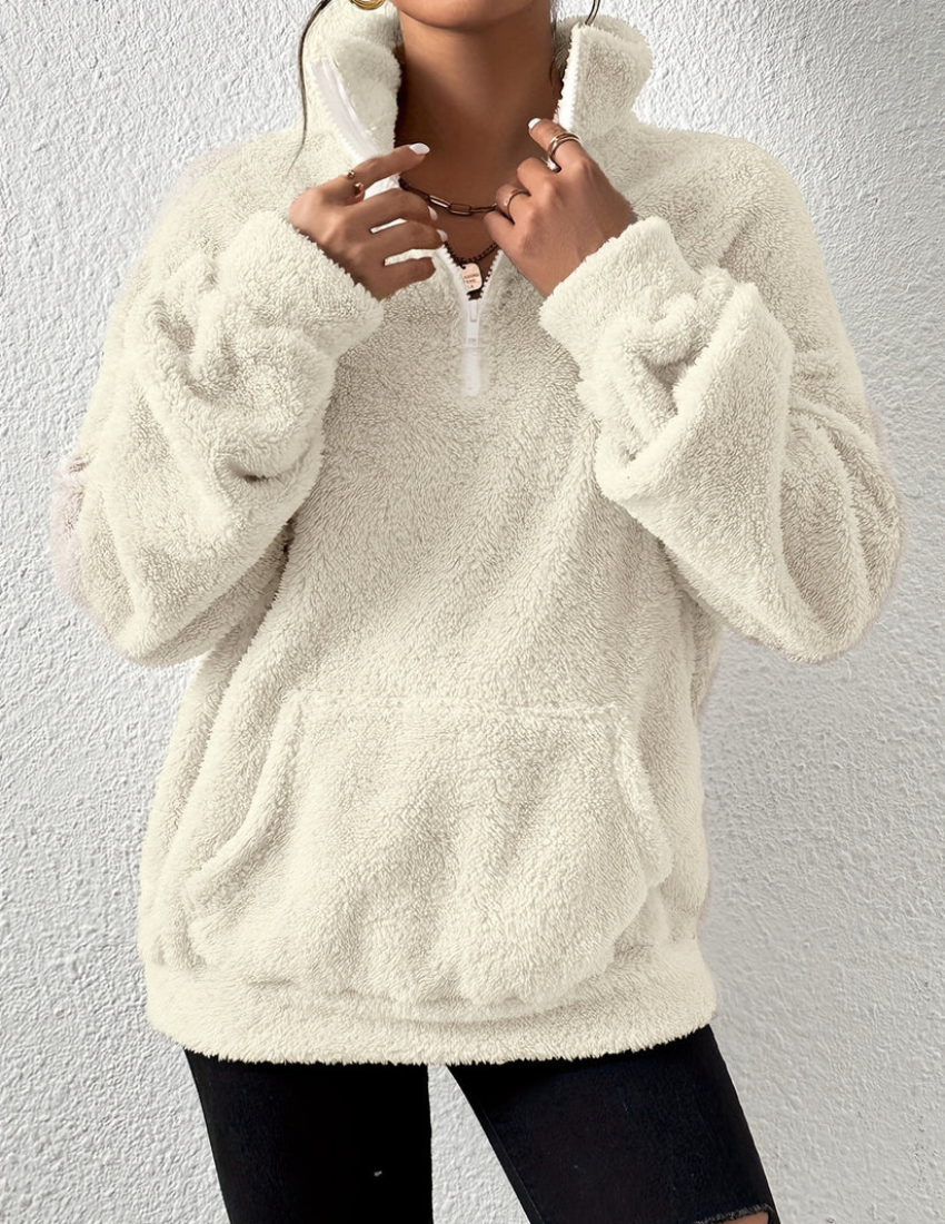 Fluffy Fleece Half-Zip