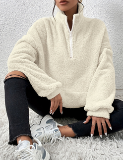 Fluffy Fleece Half-Zip