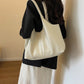 Hobo Bag Faux Leather Textured Grain with Magnetic Snap