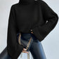 Waffle Roll Neck Jumper