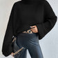 Waffle Roll Neck Jumper