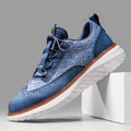Flex Men's Woven Leather Sneakers