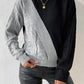 Split Cable Mock Neck Jumper