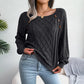 Square Neck Cable Jumper